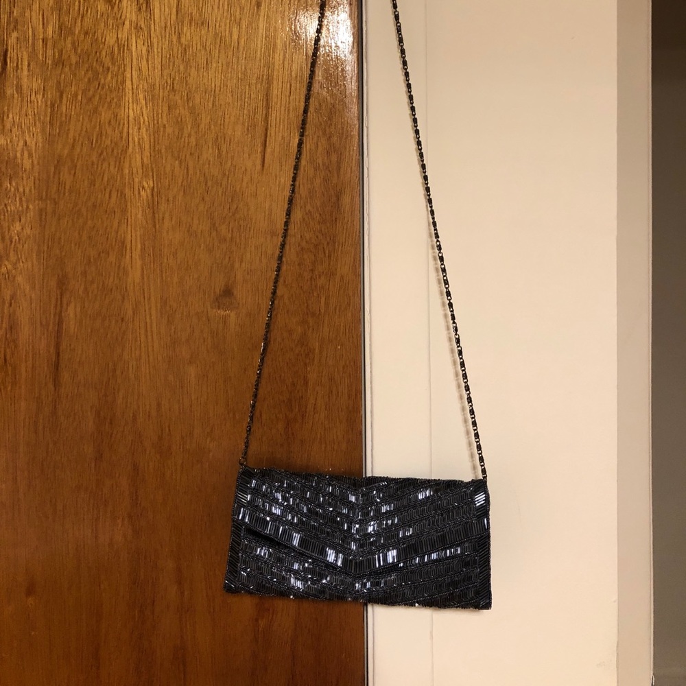 Super chic Franchi beaded clutch